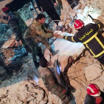 زلزال سوريا: صور توثق تدخل فريق الانقاذ للحماية المدنية التونسية اليوم الاحد 12 فيفري 2023 في حلب