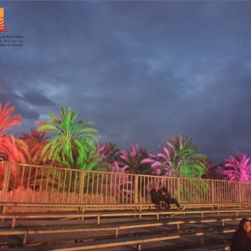 المهرجان الدولي الثامن للتمور بقبلي: وكالة إحياء التراث و التنمية تشارك بالإضاءة الفنية لمعالم المدينة (صور)