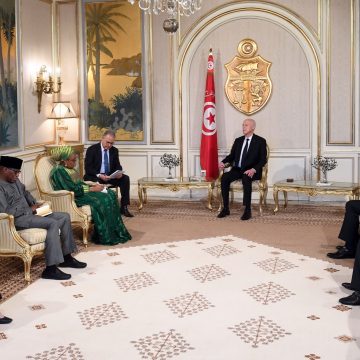 الرئيس سعيد يذكر ضيوفه بالدور التاريخي لتونس في مساندة حركات التحرر في إفريقيا