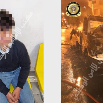 العاصمة/ طفل من مواليد 2007 يضرم النار في شاحنة راسية بأحد أنهج العاصمة ويلوذ بالفرار
