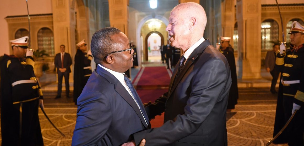 في لقائه بنظيره الغيني عمر سيسوكو امبالو، الرئيس سعيد ينفي تهمة العنصرية (فيديو)