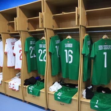 كأس أفريقيا للأمم الكوت ديفوار 2023: صورة من حجرة الملابس قبل مباراة تونس/ليبيا