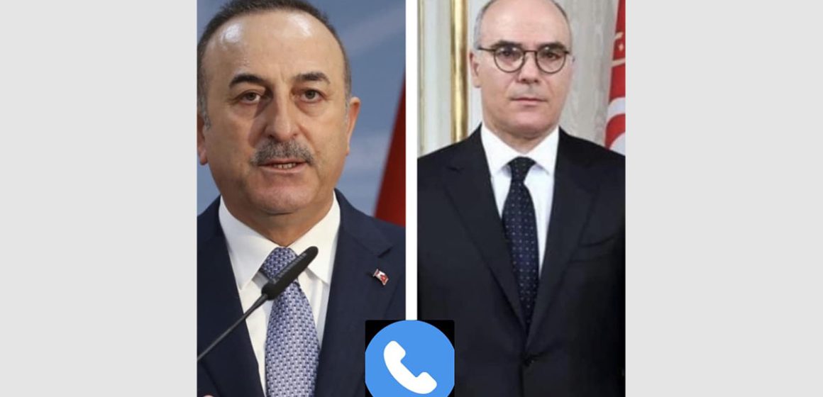 تقرير رسمي: وزير الشؤون الخارجية نبيل عمار في مكالمة هاتفية مع نظيره التركي حول العلاقة بين البلدين