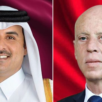 في مكالمة هاتفية بين الرئيس سعيد و أمير قطر: التطرق إلى كيفية دعم الروابط الثنائية بين البلدين