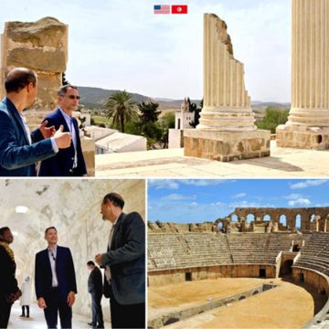 سفارة الولايات المتحدة الأمريكية بتونس: جوي هود يعبر عن اعتزاز بلاده بتمويل مشروع في موقع أوذنة الأثري