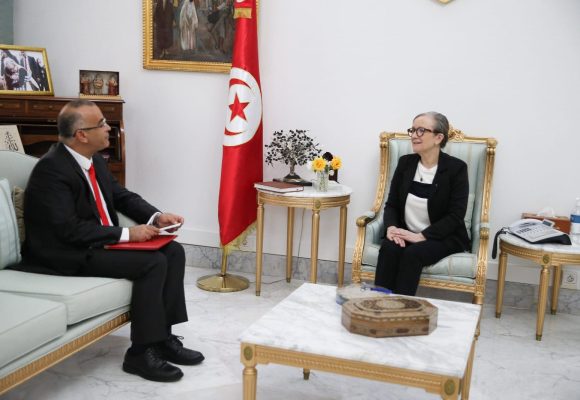 القصبة: رئيسة الحكومة نجلاء بودن تلتقي بناجح الميساوي، الرئيس المدير العام لوكالة تونس افريقيا للانباء (وات)