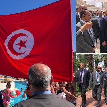 وزير السياحة يوجه رسالة طمأنة خلال زيارته إلى جزيرة جربة بعد الأحداث الدامية في محيط معبد الغريبة (صور)