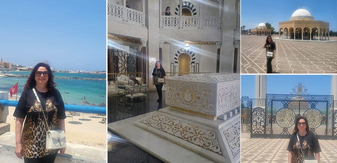 على هامش ملتقى المبدعين العربيات: إلهام شاهين تنزل صورا تم التقاطها لها في يوم سياحى فى تونس الخضراء (صور)