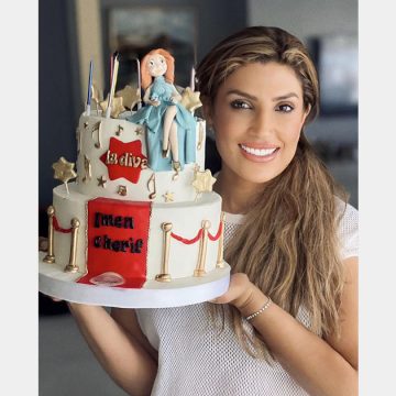 بمناسبة عيد ميلادها، ايمان الشريف تكشف عن اسم صانع الكعكة