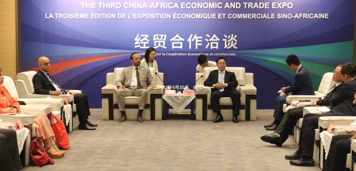 عودة بالصور: مشاركة وزير تكنولوجيات الإتصال بالدورة الثالثة للمعرض الصيني الإفريقي للاقتصاد والتجارة