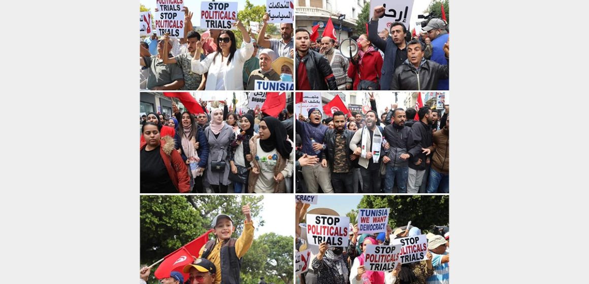 بمناسبة عيد الجمهورية، جبهة الخلاص تنظم وقفة احتجاجية أمام المسرح البلدي بتونس العاصمة