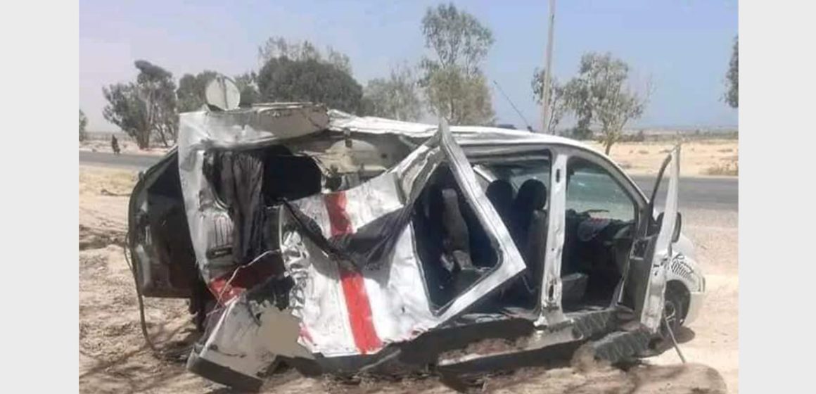 سيدي بوزيد: شاحنة محملة القوارير الغاز تصطدم بلواج و تودي بحياة شخصين كما تحيل 7 آخرين على المستشفى