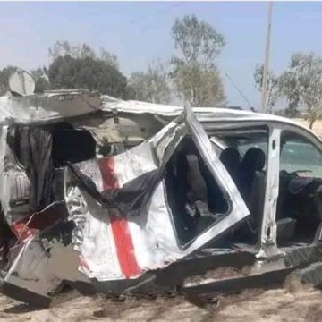 سيدي بوزيد: شاحنة محملة القوارير الغاز تصطدم بلواج و تودي بحياة شخصين كما تحيل 7 آخرين على المستشفى