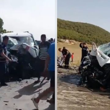 على مستوى الكريب بين ولايتي سليانة و الكاف، وفاة 4 أشخاص في حادث مرور (فيديو)