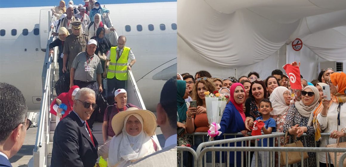 وصول أوّل رحلة للحجيج التونسيين الميامين إلى أرض الوطن (صور)