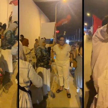 من أمام سجن منوبة، حقوقيون في استقبال المعارضة السياسية شيماء عيسى خارج القضبان (فيديو)