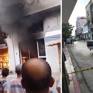 قليبية: مسن يسدد عدة طعنات بآلة حادة لطليقته فيرديها قتيلة ثم يضرم النار داخل محلها لبيع الأثاث المستعمل (فيديو)
