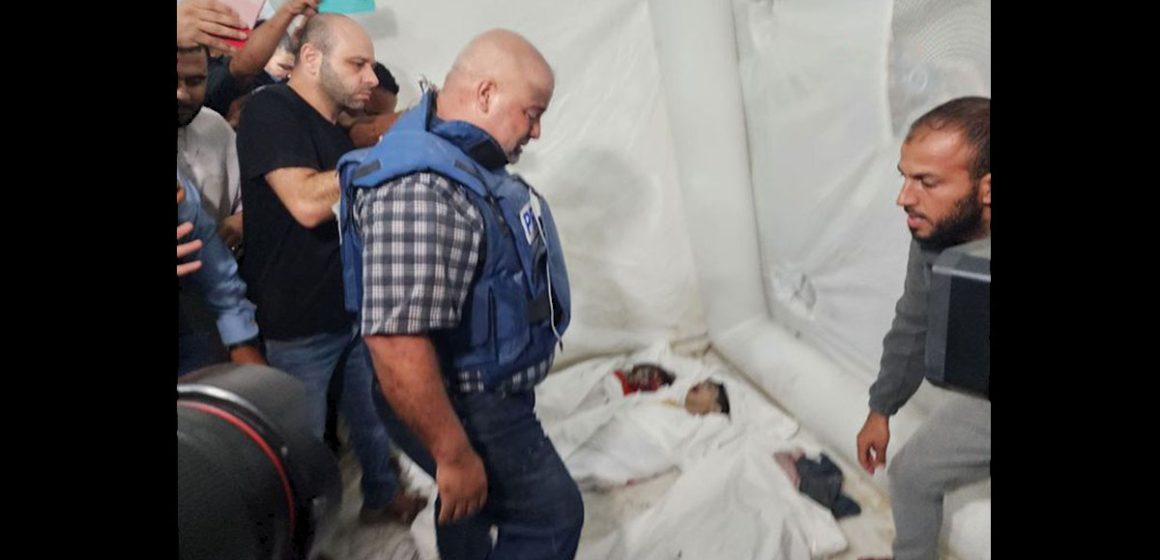 في قصف لمخيم النصيرات، استشهاد زوجة و طفلي وائل الدحدوح مراسل قناة الجزيرة (فيديو)