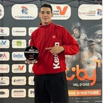 أصاغر كرة اليد: أحمد بن نصر أفضل حارس في دورة Pierre Tiby الدولية