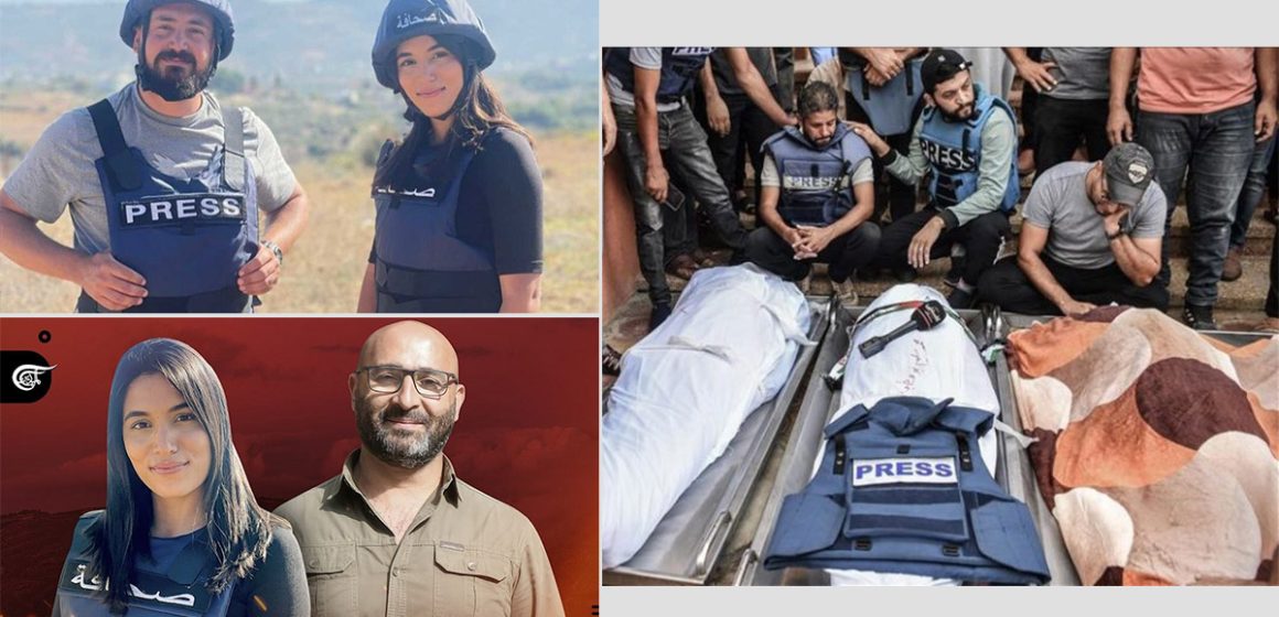 بيان النقابة الوظنية للصحفيين التونسيين: ” إثر اغتيال صحفيي الميادين: لن تقتلوا الحقيقة”