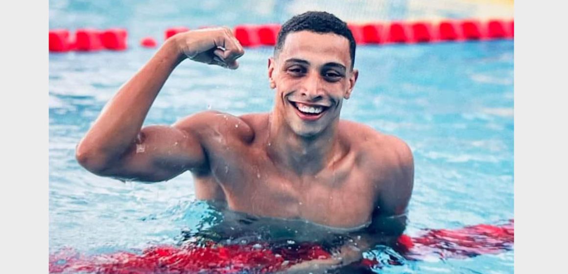 في سباق 50 متر زعانف زوجية بمصر، السباح التونسي يوسف النفاتي يتوج بالميدالية الذهبية