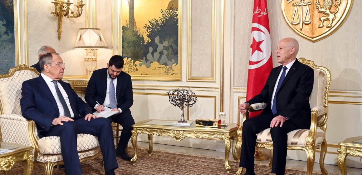 الرئيس لوزير خارحية روسيا: تونس حريصة على تعزيز العلاقات التاريخية مع بلاده (صور)