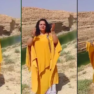 الفنانة زهرة لجنف في قطعة من التراث التونسي (فيديو)
