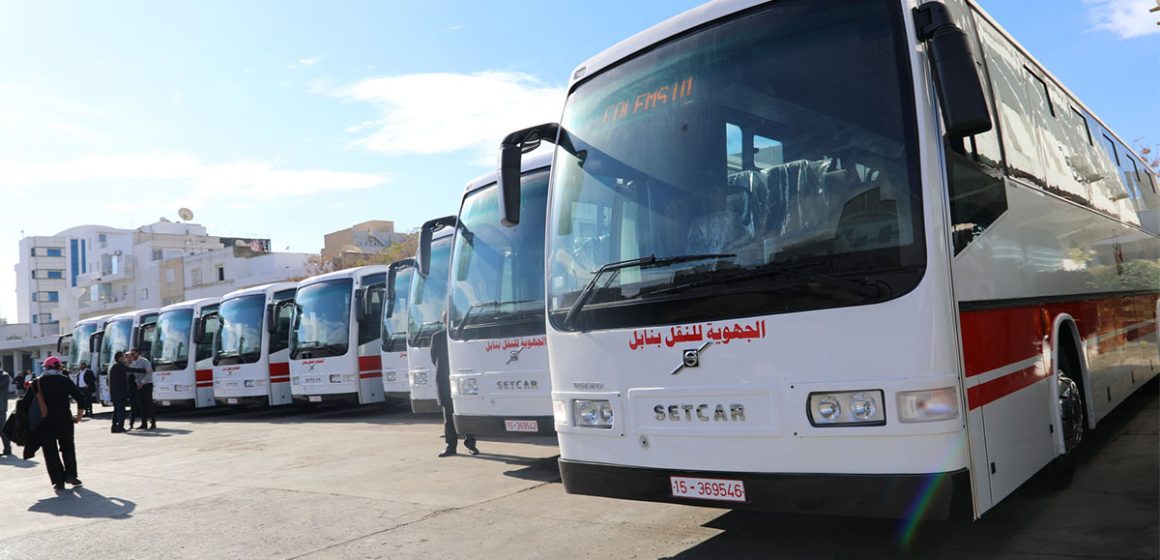 في انتظار تسلمها قريبا 29 حافلة أخرى، شركة النقل بنابل تعزز أسطولها ب 9 حافلات جديدة