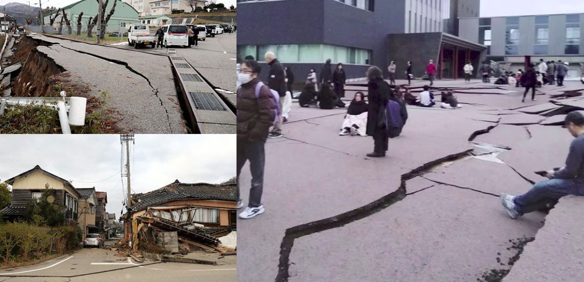 اليابان: بعد زلزال بقوة 7.6 على مقياس ريشتر، في اوتشينادا و ضواحيها، كوريا تحذر من تسونامي (فيديو)