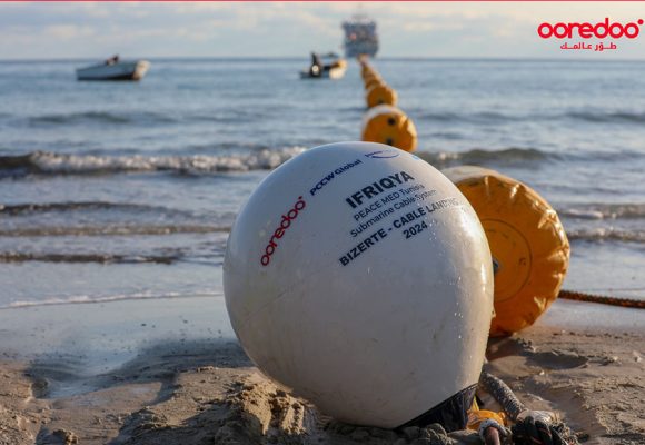 Ooredoo تعلن عن وصول الكابل البحري “إفريقية” بنجاح إلى بنزرت، رابطًا تونس بأوروبا (صور)