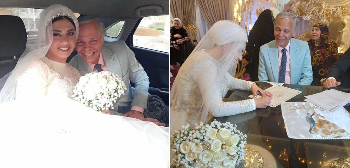 الممثل المصري محمود عامر يحتفل بزفافه في سن ال69 عاما (ألبوم صور)