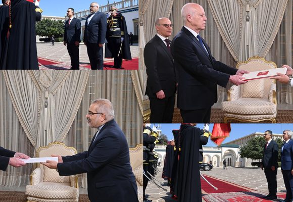 قرطاج: الرئيس يشرف على موكب تسلم أوراق اعتماد سفيري تركيا و ايران