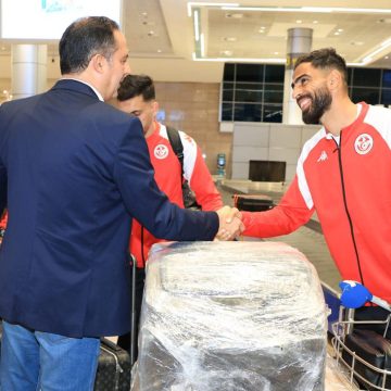 الدورة الرباعية الدولية: وصول المنتخب الوطني لكرة القدم إلى القاهرة (صور)