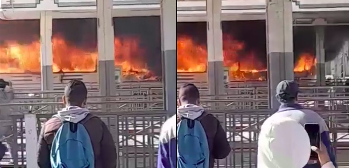 تونس: فتح تحقيق حول نشوب حريق بحافلة TUS بمحطة علي بلهوان (فيديو)