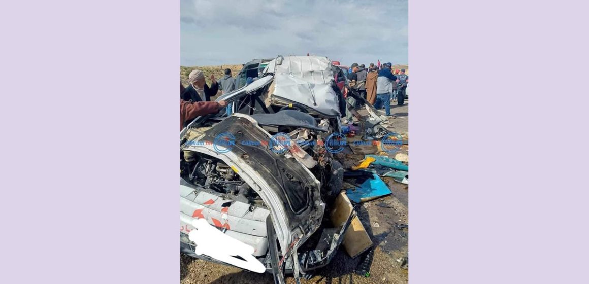 تالة- القصرين: وفاة 4 ركاب في حادث مرور عاى مستوى مفترق بولحناش
