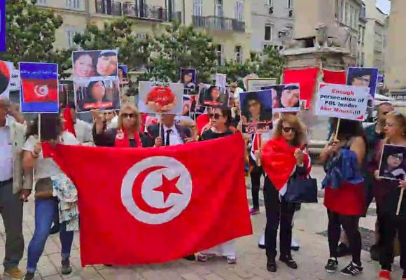 مرسيليا: من أمام القنصلية، تونسيون بالخارج يساندون عبير موسي (فيديو)