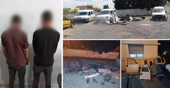 حي حواص / المحمدية : الكشف عن مستودع معد لإخفاء السيارات المسروقة والإحتفاظ بنفرين (صور)