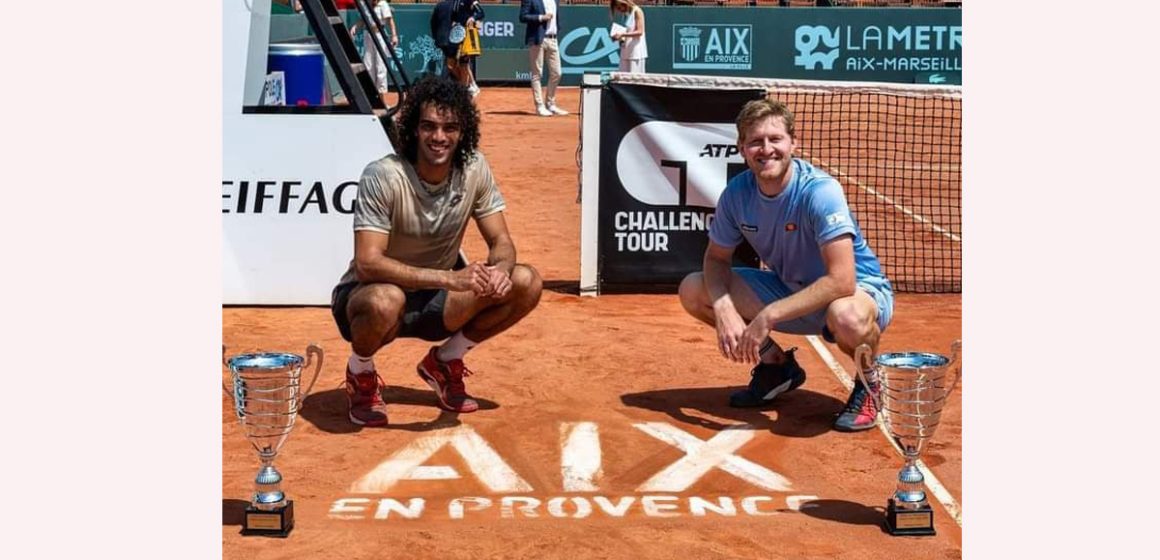 إسكندر المنصوري يتوج رفقة لوك جونسو بزوجي Aix En Provence France ATP Challenger