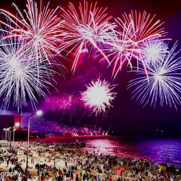 صور اليوم/ احتفلات 25جويلية 2024: ليلة الشماريخ علي شاطئ برج خديجة