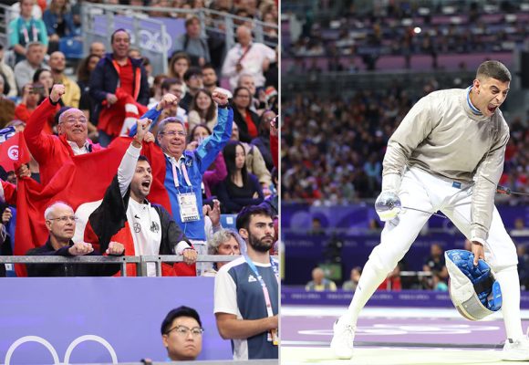 الأولمبياد: فارس فرجاني يخوض نصف نهائي مسابقة المبارزة بالسيف اختصاص السابر (فيديو)