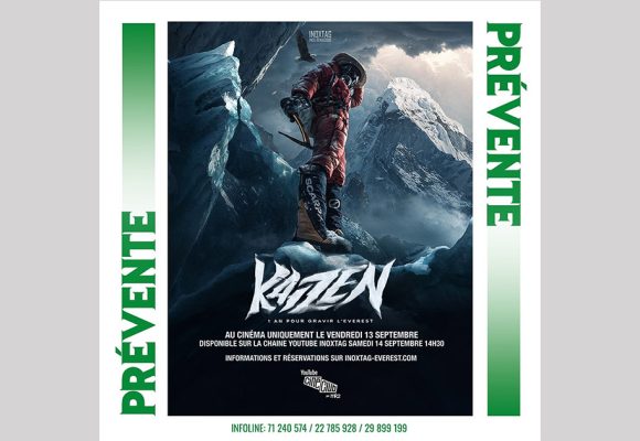 قاعة الكوليزي: عرض الفيلم الوثائقي KAYZEN: 1an pour gravir l’Everest