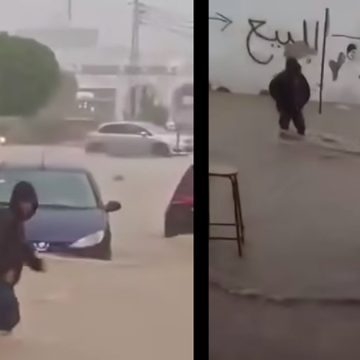 الرصد الجوي: أمطار غزيرة بمدينة قليبية بالوطن القبلي (فيديو)