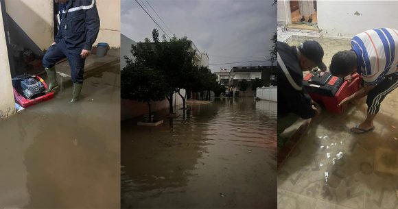 بلاغ فرقة الحماية المدنية بجندوبة بعد الأمطار الغزيرة