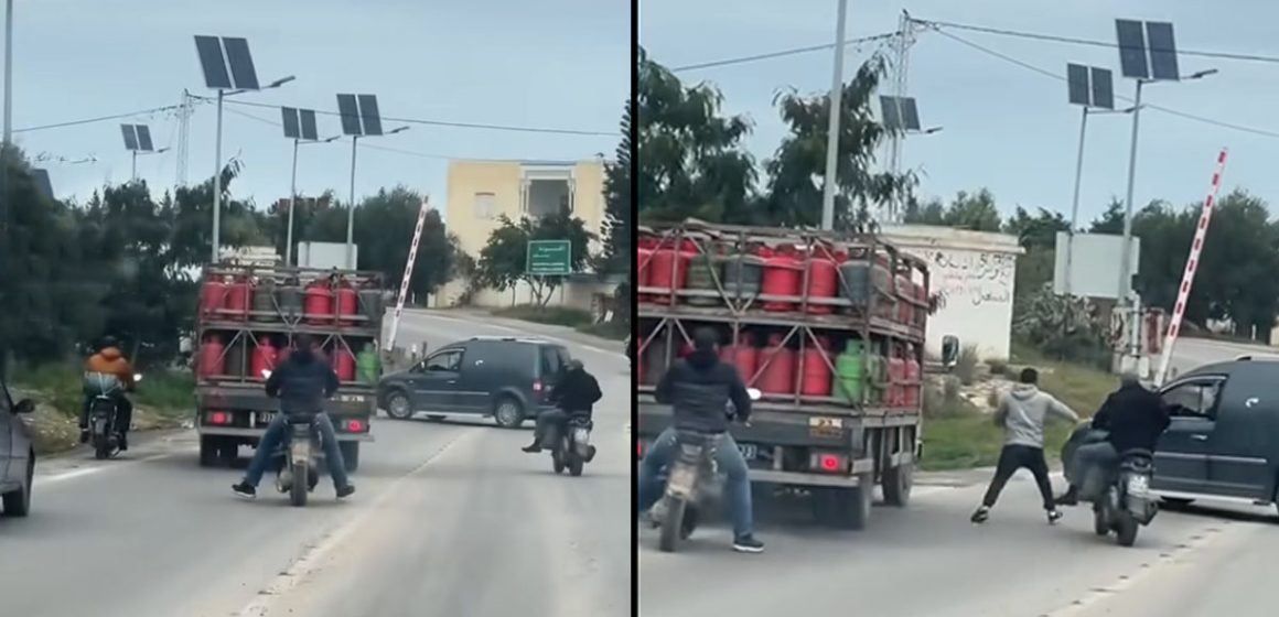 بطاقة ايداع بالسجن لشخص حاول الاستيلاء قوارير غاز منزلي من شاخنة نقل