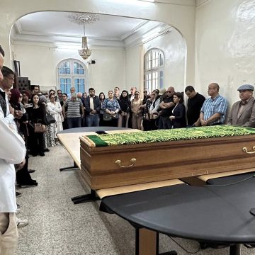 تأبين نقيب الصحفيين زياد دبار للفقيد محمود العروسي