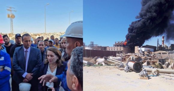 صفاقس/حريق بالشركة التونسية الهندية “تيفارت” بالصخيرة، الاذن بفتح تحقيق