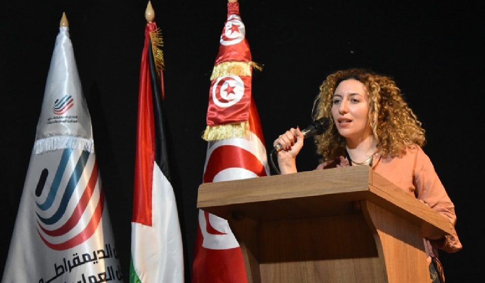 التكتل: فوزية العبيدي رئيسة المجلس الوطني و شرف الدين الصامتي نائب لها