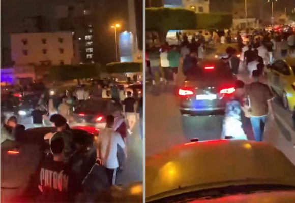 طرابلس: الشباب يطالب بوقف اطلاق النار و بإسقاط حكومة الدبيبة (فيديو)