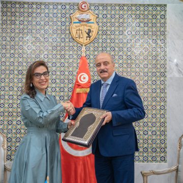 النفطي في استقبال رنا طه المنسقة القارة الجديدة للأمم المتحدة بتونس