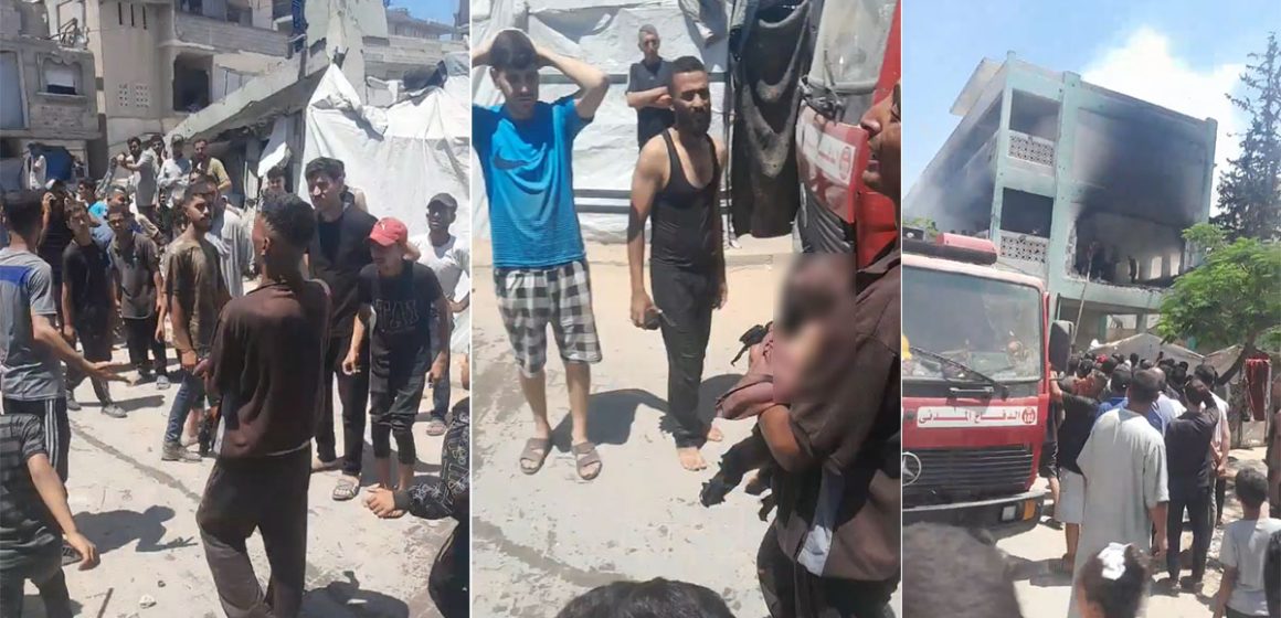 مجزرة الصفطاوي: و تتجدد المجازر بحق الأطفال في غزة لتتحول مدرسة إلى رماد